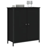 Sideboard Black 70x30x80 cm Engineered Wood 835534