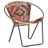 Circle Chair Multicolours Chindi Fabric 286609