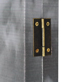 Folding Room Divider 160x170 cm London Bus Black and White 245874