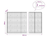 Gabion with 3.5 mm Wire and 10x10 cm Mesh 850x50x200 cm 3463355