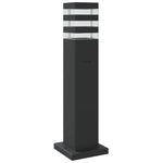 ZNTS Outdoor Floor Lamp with Sensor Black 50 cm Aluminium 4006399