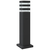 ZNTS Outdoor Floor Lamp with Sensor Black 50 cm Aluminium 4006399