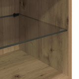 TV Wall Units Wall-mounted 4 pcs Artisan Oak Engineered Wood 3402945
