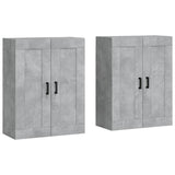 Wall Mounted Cabinets 2 pcs Concrete Grey Engineered Wood 3198021