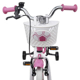 Kids Bike 14 Inches for 3-5 Years Old Light Pink 42009538