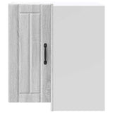 Kitchen Wall Corner Cabinet Lucca Grey Sonoma Engineered Wood 853863