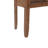 Console Table Solid Fir Wood 131x35.5x75 cm Brown 246121