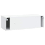 Wall-Mounted TV Cabinet White 98 x 41 x 30 cm Engineered Wood 898525