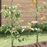 ZNTS Spiral Plant Support Green Metal 170 cm Planters Plant Support 4107053