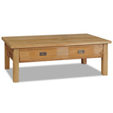Coffee Table Solid Teak 100x60x35 cm 244483