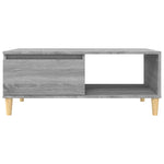 ZNTS Coffee Table Grey Sonoma 90x50x36.5 cm Engineered Wood 821050