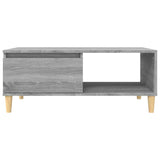 ZNTS Coffee Table Grey Sonoma 90x50x36.5 cm Engineered Wood 821050