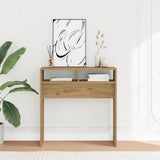 Console Table Artisan Oak 78x30x80 cm Engineered Wood 856621