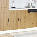 Sink Base Cabinet Kalmar Artisan Oak 80x46x81.5 cm Engineered Wood 853456
