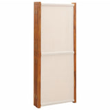 6-Panel Room Divider Cream White 420x180 cm 319186