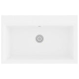 Kitchen Sink White 79 x 50 x 31 cm Quartz and Resin 147056