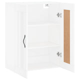 Wall Mounted Cabinet White 69.5x34x90 cm Engineered Wood 830372