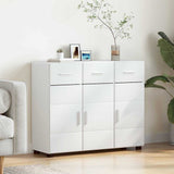 Sideboard FLORIN White 88.5 x 30.5 x 73 cm Engineered Wood 880311