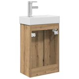 Bathroom Vanity Unit with Tap Artisan Oak 40.5 x 22.5 x 62 cm 889528
