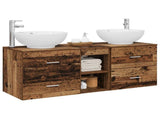 Bathroom Furniture Set 3 pcs Old Wood 49.5 x 44.5 x 65 cm 3405905