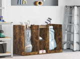 Golf Cabinet Plain Smoked Oak 102 x 45 x 85.5 cm 899459