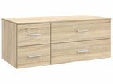 Bathroom Furniture Set 2 pcs Sonoma Oak Engineered Wood 3404018