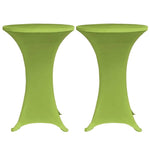 Stretch Table Cover 4 pcs 70 cm Green 279088