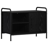 TV Cabinet 67.5 x 33 x 50 cm Black Oak 8013698