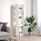 Bookcases 2 pcs Stackable White 30x30x80 cm Engineered Wood 858804