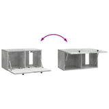 Wall-Mounted TV Cabinet Concrete Grey 59.5 x 31 x 30 cm 899218