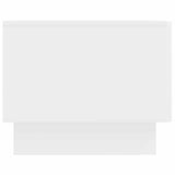 Coffee Table High Gloss White 49 x 50 x 40 cm Engineered Wood 894049