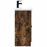 Bathroom Furniture Set Smoked Oak 56 x 37.5 x 81 cm 3404189
