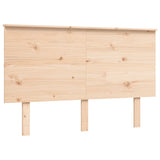 Bed Frame without Mattress 140x190 cm Solid Wood 3195201