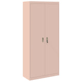Storage Cabinet Pink 90 x 40 x 200 cm Steel 3406173
