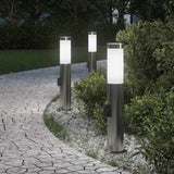 Bollard Lights with Outlet 3pcs 50 cm Stainless Steel IP44 4006012