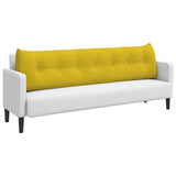Back Pillow Yellow 200 x 24 x 50 cm Velvet 42014610