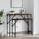 Console Tables 2 pcs Brown Oak Engineered Wood 834144