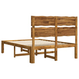 Double Bed Frame with Headboard ROSTOCK Natural 140 x 190 cm 3405480