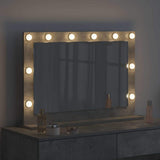 Vanity Mirror Rectangular Concrete Grey 80 x 55 x 18 cm 868296