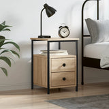Bedside Cabinet Sonoma Oak 34x35.5x50 cm Engineered Wood 826015