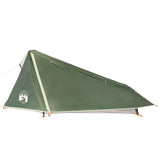 Camping Tent Tunnel 1-Person Green Waterproof 94608