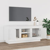 TV Cabinet White 102x35x45 cm Engineered Wood 819860