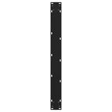 Dining Table Legs V-Shape 2 pcs Black 100x cm Steel 4012580