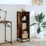 Book Cabinet Smoked Oak 33.5x33x107.5 cm Engineered Wood 849156