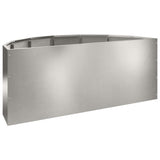 Planter Silver 90 x 45 x 35 cm Stainless Steel 883693