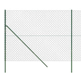 Chain Link Fence Green 1.6x10 m 153908