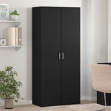 Shoe Cabinet Black Engineered Wood 178 cm Tall Shoe Cabinet 3276673