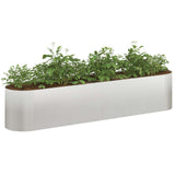 Raised Garden Bed Stainless Steel 200 x 40x 40 cm 8011695
