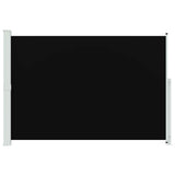 Patio Retractable Side Awning 200x300 cm Black 313411