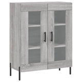 Highboard Grey Sonoma 69.5x34x180 cm Engineered Wood 3189331